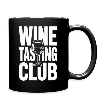 Wine Tasting Club - Full Colour Mug - black - Right