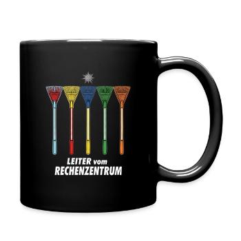 Leiter vom Rechenzentrum Gartenoutfit Gartenarbeit - Tasse einfarbig - Schwarz - Rechts