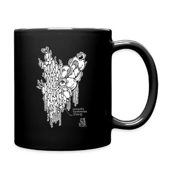 Organic Eye Metazoaire - Mug uni - noir - Droite