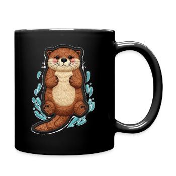Always let yourself drift - Full Colour Mug - black - Right