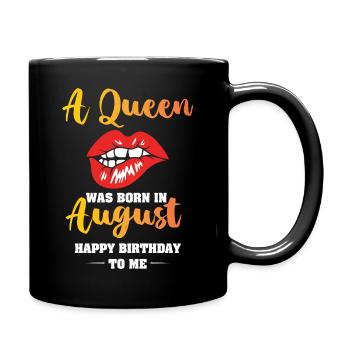 Zodiac sign Leo - Full Colour Mug - black - Right