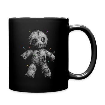 Voodoo Doll - Full Colour Mug - black - Right