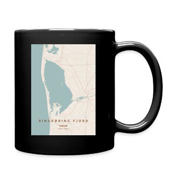 Danemark du fjord de Ringkøbing - Mug uni - noir - Droite