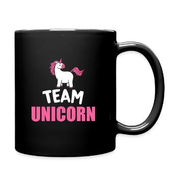 Team Unicorn Unicorns JGA stag night - Full Colour Mug - black - Right