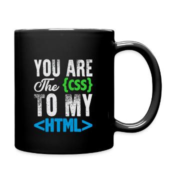 Drôle d’ordinateur nerd chemise & cadeau - Mug uni - noir - Droite