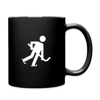 Eishockey - Tasse einfarbig - Schwarz - Rechts