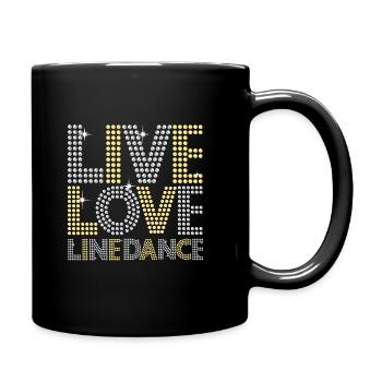 Ligne Danse Danse Danse Danse Cadeau Pays - Mug uni - noir - Droite