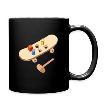 Skate skate board bloque skate conseil skate - Mug uni - noir - Droite