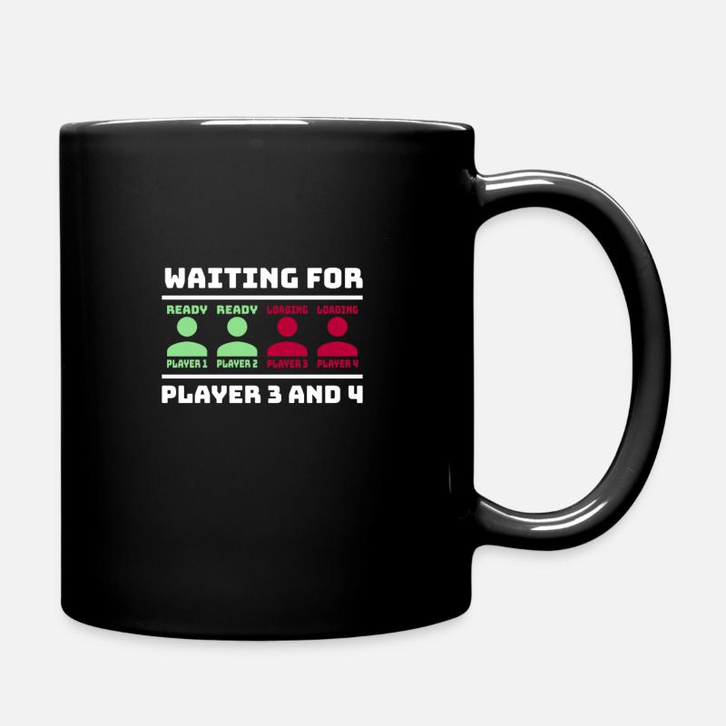 Annonce de l'attente de la grossesse des joueurs 3 et 4 - Mug uni - noir