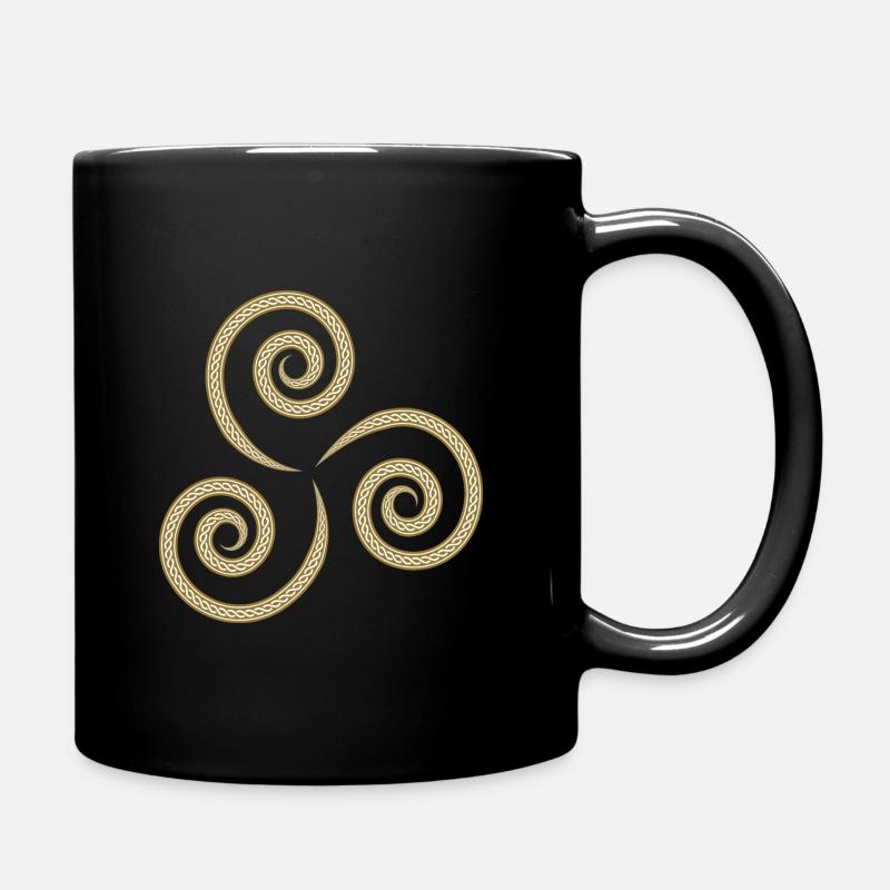 keltisches Symbol - Tasse einfarbig - Schwarz