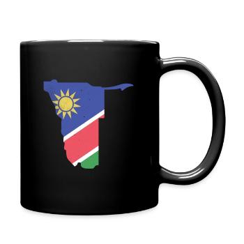 Namibia - Tasse einfarbig - Schwarz - Rechts