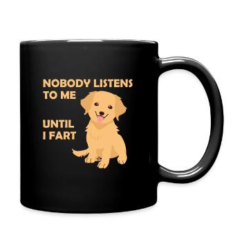 Golden Retriever Golden Retriever Lover Golden - Full Colour Mug - black - Right