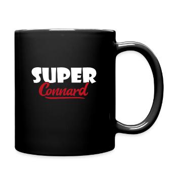 Super connard cadeau humour drole - Mug uni - noir - Droite