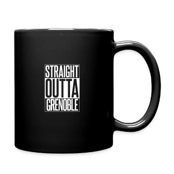 STRAIGHT OUTTA GRENOBLE - Mug uni - noir - Droite