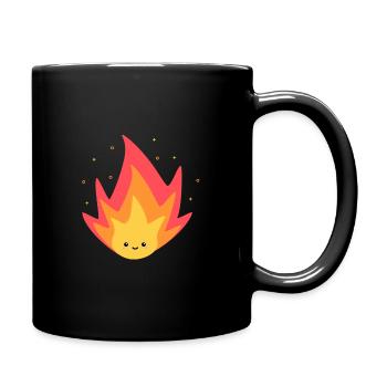 Flame | Fire | Fire - Full Colour Mug - black - Right