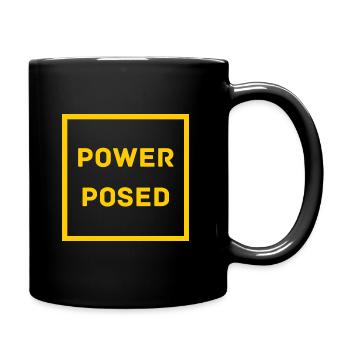 Power Posed - Full Colour Mug - black - Right