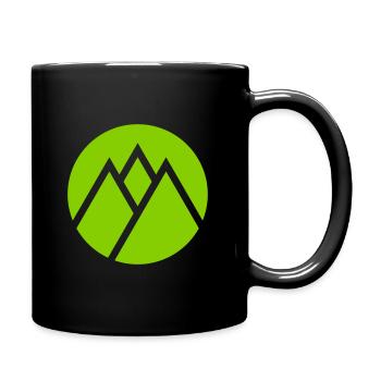 Montagne, Randonnée T-Shirt - Mug uni - noir - Droite