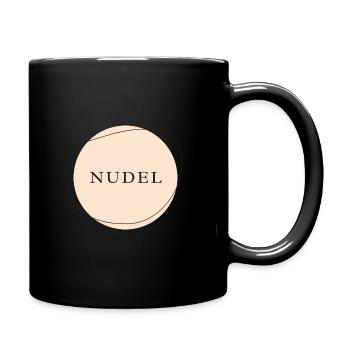 Nudel - Tasse einfarbig - Schwarz - Rechts