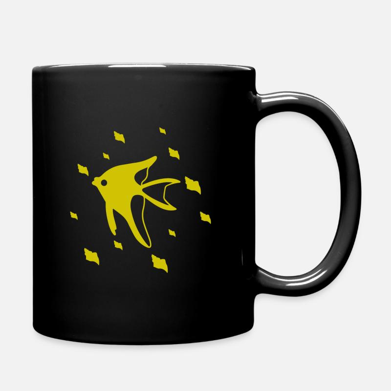 Fisch - Aquarium - Meereswesen - Naturschutz - Tasse einfarbig - Schwarz