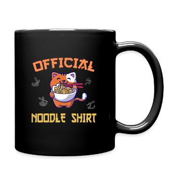 Official Noodle Shirt Nudeln Ramen Pasta Bolognese - Tasse einfarbig - Schwarz - Rechts