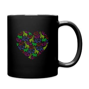 Animal Lover - Full Colour Mug - black - Right