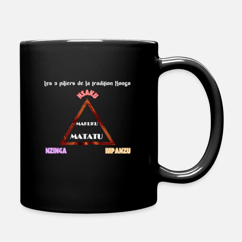 Makuku Matatu - Tradition Kongo - Full Colour Mug - black