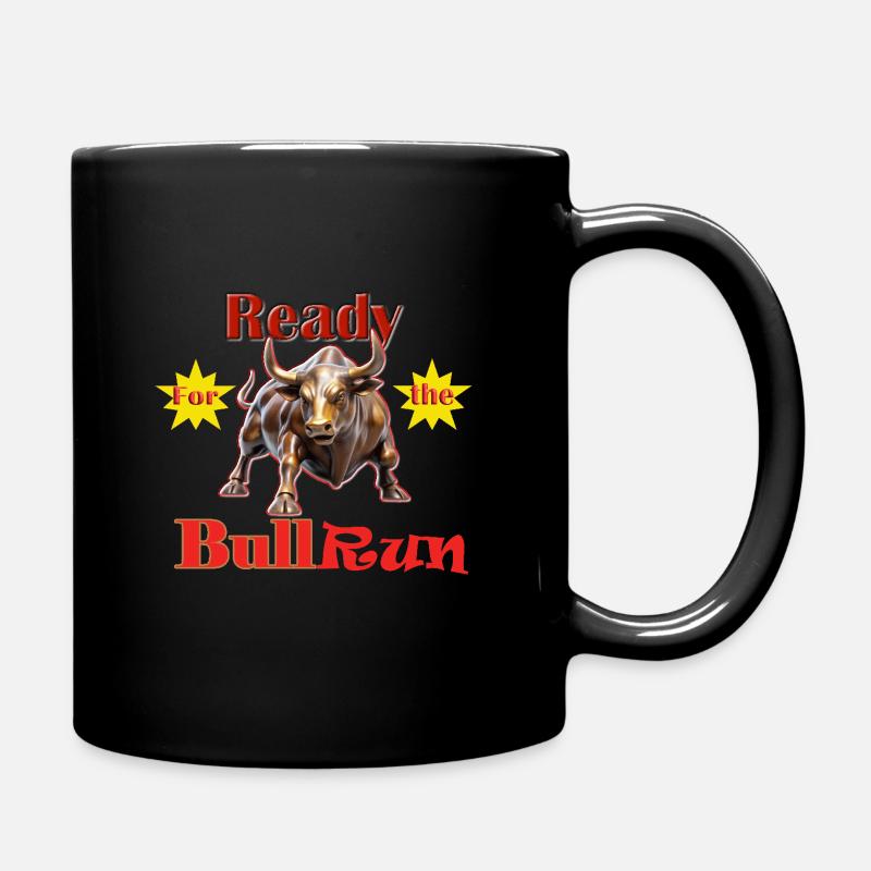 Ready for the bullrun designs - Mug uni - noir