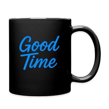 good time - Tasse einfarbig - Schwarz - Rechts