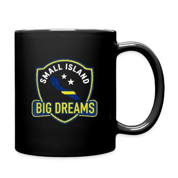 Curaçao - Petite île : grands rêves - Mug uni - noir - Droite