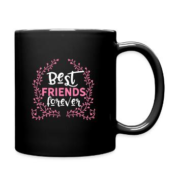 BFF Best friends forever - Tasse einfarbig - Schwarz - Rechts