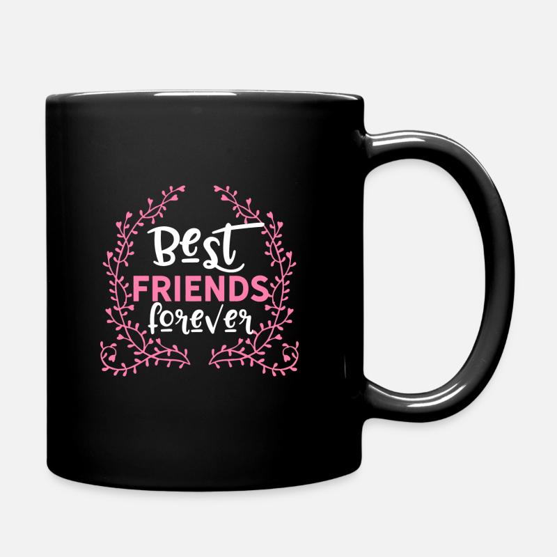 BFF Best friends forever - Tasse einfarbig - Schwarz
