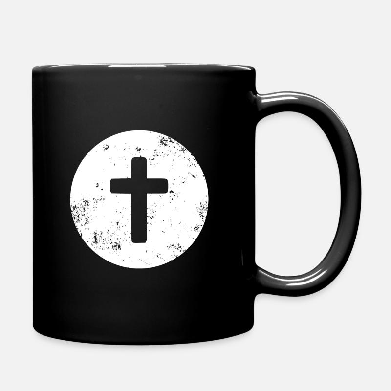 Symbole de croix de Jésus Christ - Mug uni - noir