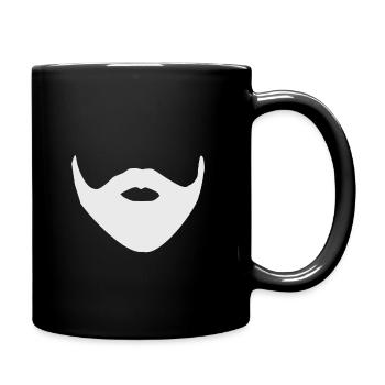 Barbe barbe - Mug uni - noir - Droite