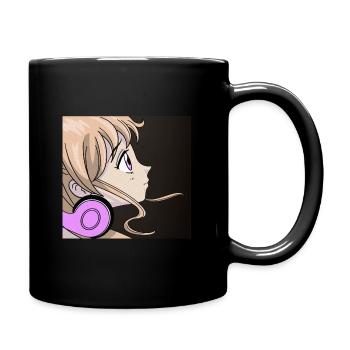 Juste une fille qui aime l'anime - Mug uni - noir - Droite