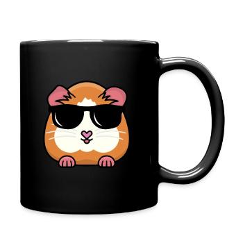 Guinea Pig Graphic Guinea Pig Owner Pet Cavy Anima - Tasse einfarbig - Schwarz - Rechts