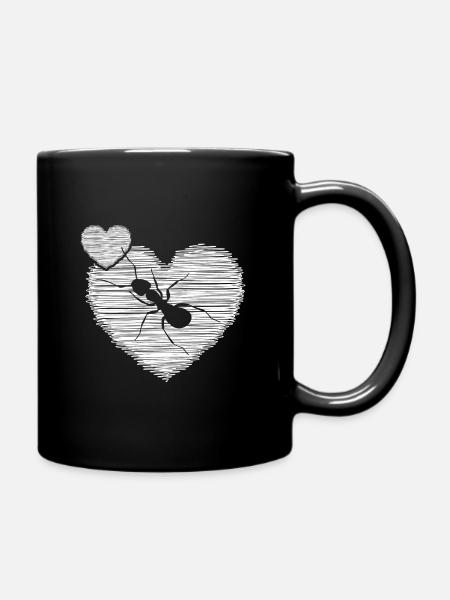 Fourmi ma colonie de fourmis « J’aime les fourmis » - Mug uni - noir