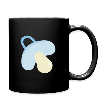 Pacifier Blue - Full Colour Mug - black - Right