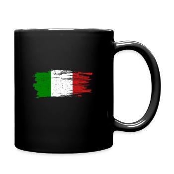 Italy - Full Colour Mug - black - Right