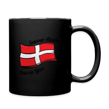Savoie Libre - Mug uni - noir - Droite