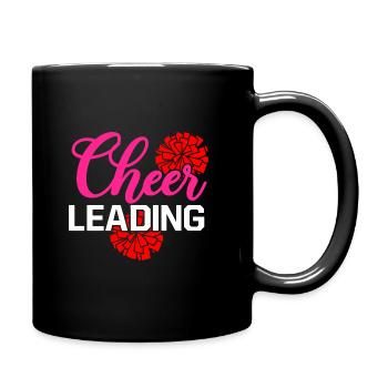 Cheer Graphic Cheerleading Cheerleader Gymnast Dan - Tasse einfarbig - Schwarz - Rechts