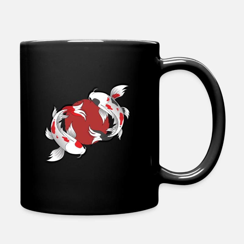 Koi Carp Japon Cadeau Poisson Art Japonais - Mug uni - noir