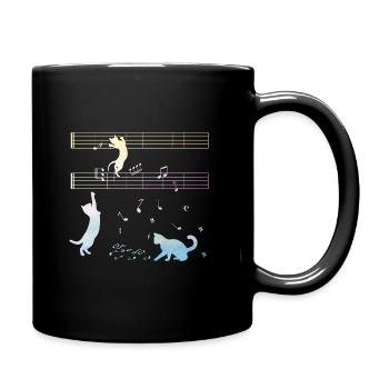 Cat Graphic Cat Owner Cat Trainer Cat Lover Animal - Tasse einfarbig - Schwarz - Rechts