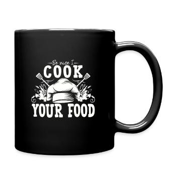 Koch Küchenchef Köche Küche Lustiger Spruch - Tasse einfarbig - Schwarz - Rechts