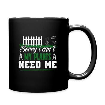 Hobby gardeners, fruit and vegetable gardeners - Full Colour Mug - black - Right