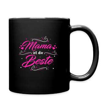 Mutter Muttertag Spruch Lieblingsmama Muttertagsge - Tasse einfarbig - Schwarz - Rechts