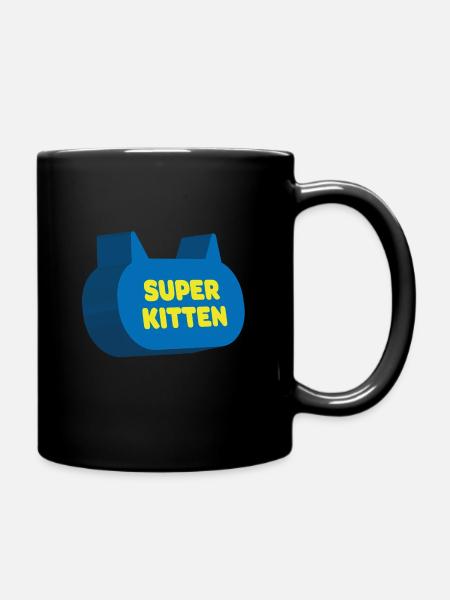 Super Kätzchen - tolles Kätzchen - Tasse einfarbig - Schwarz