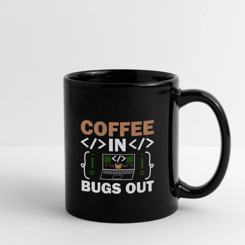 Coffee Coding Programmer Coder Developer Nerd Coff Full Colour Mug