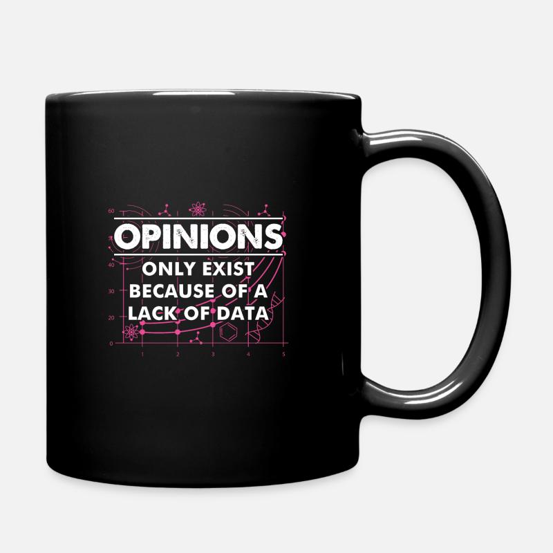 Data Science Mangel an - Tasse einfarbig - Schwarz