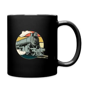 Zug - Tasse einfarbig - Schwarz - Rechts
