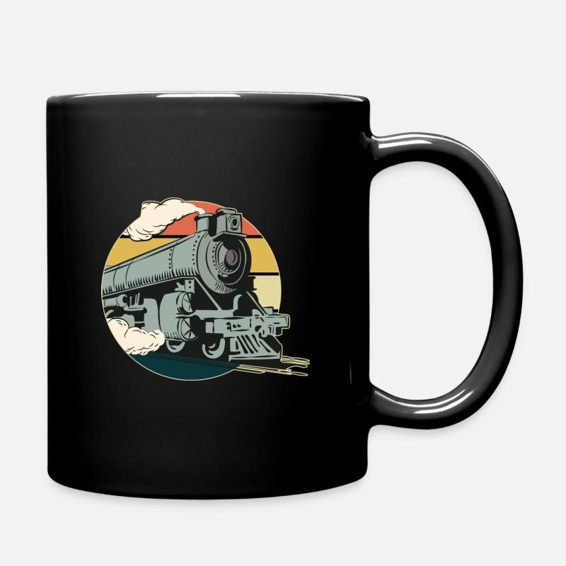 Train - Mug uni - noir